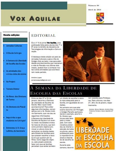 Planalto - Jornal Vox Aquilae