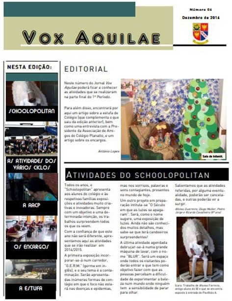 Planalto - Jornal Vox Aquilae